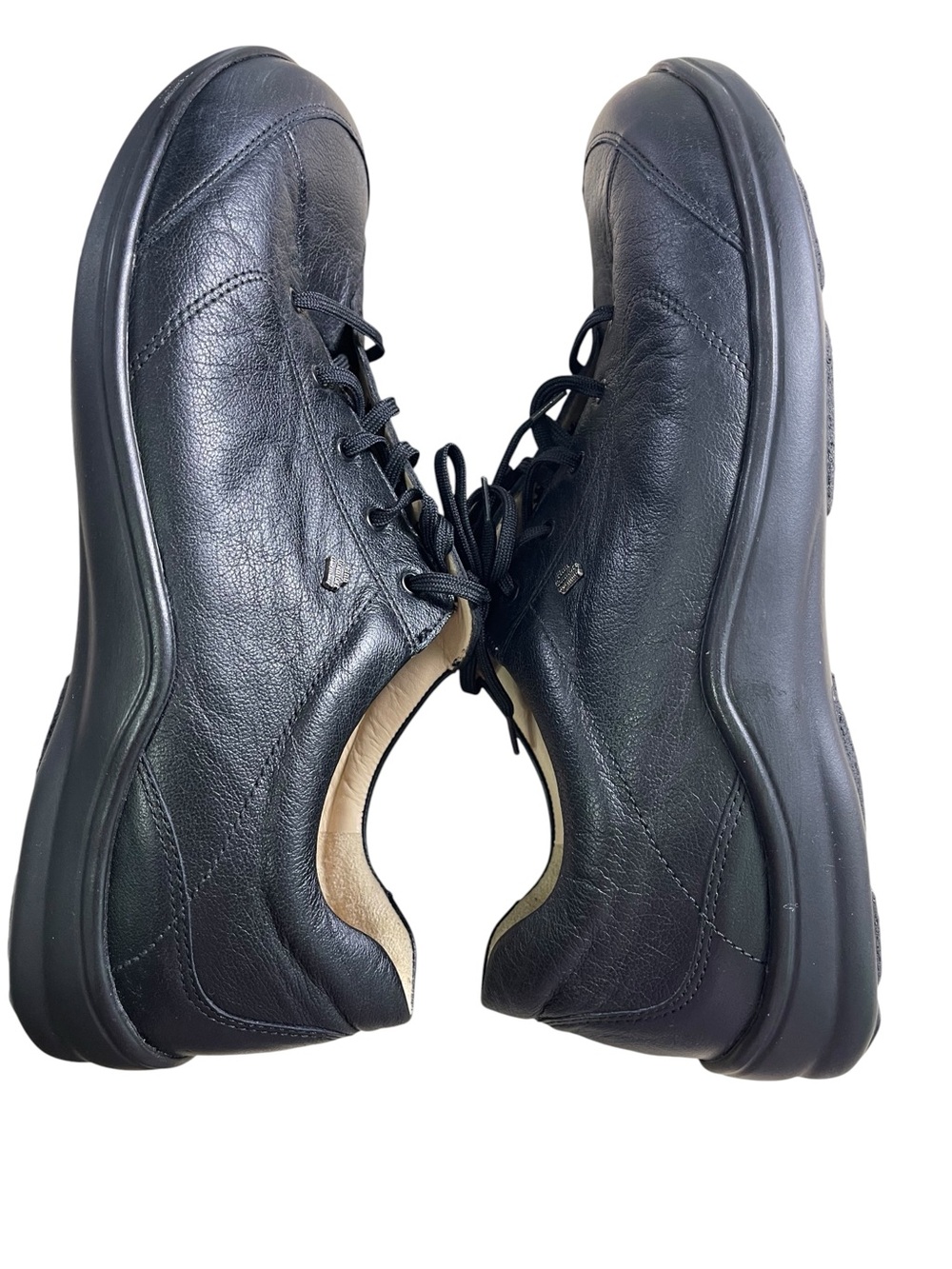 Finn Comfort Black Leather Lace-Up Casual Shoes size 43 - Picture 4 of 6